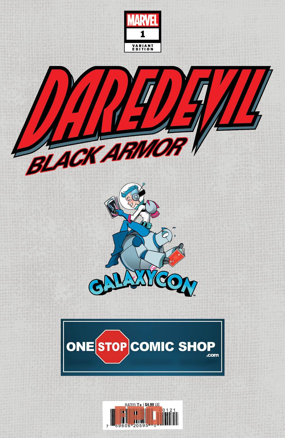 Daredevil Black Armor #1 John Tyler Christopher GalaxyCon Exclusive Comic Book