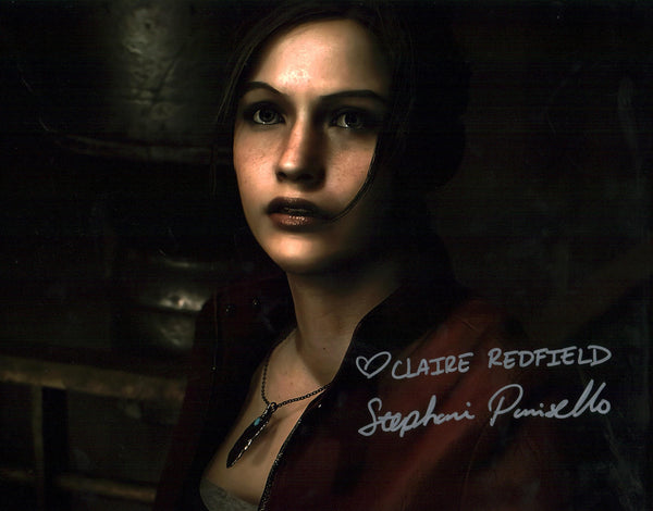 Stephanie Panisello Resident Evil 11x14 Signed Mini Poster JSA Certified Autograph