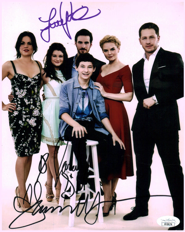 Once Upon A Time 8x10 Photo Signed Autograph Gilmore Parrilla Morrison JSA Certified COA
