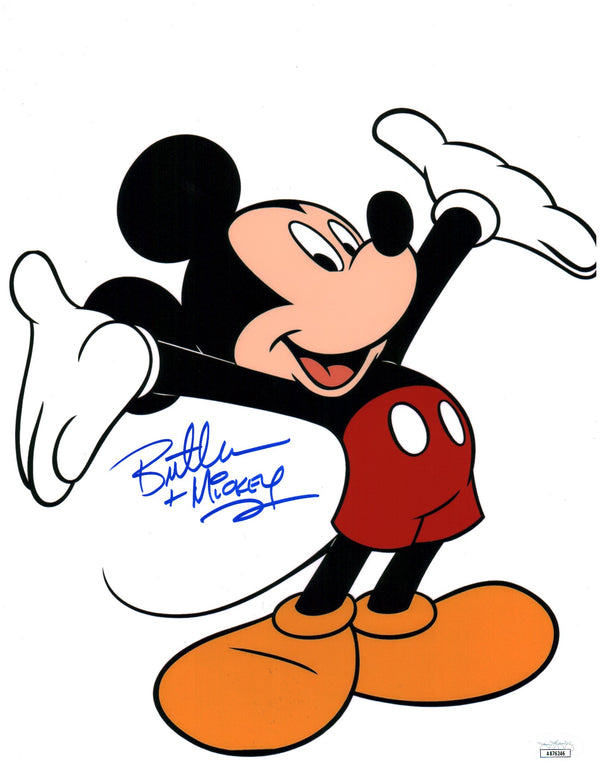 Bret Iwan Disney Mickey Mouse 11x14 Signed Photo Poster JSA Certified Autograph