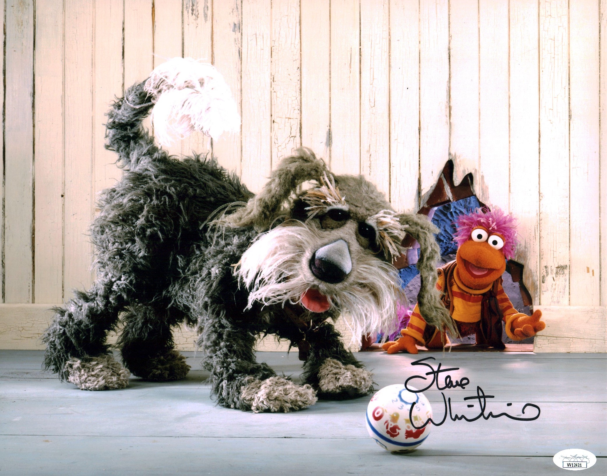 Steve Whitmire Fraggle Rock 11x14 Photo Poster Signed JSA Certified Autograph