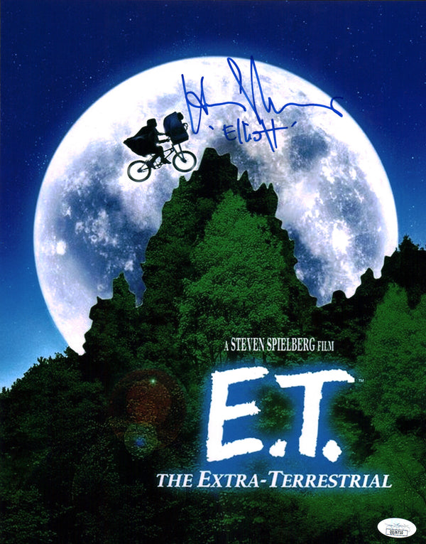 Henry Thomas ET The Extra Terrestrial 11x14 Signed Photo Poster JSA COA Certified Autograph