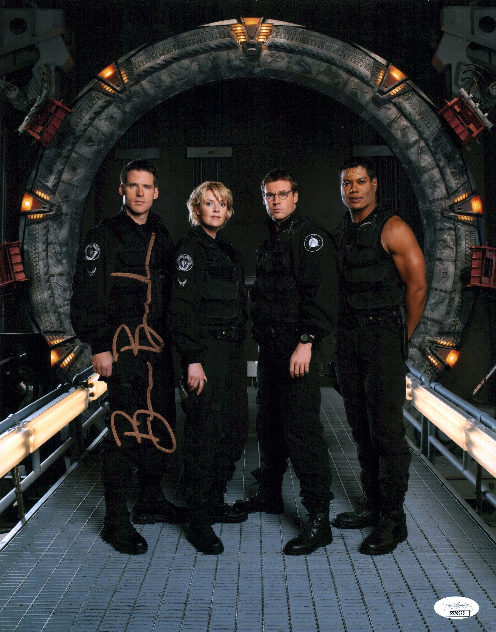 Ben Browder Stargate SG-1 11x14 Signed Mini Poster JSA Certified Autograph