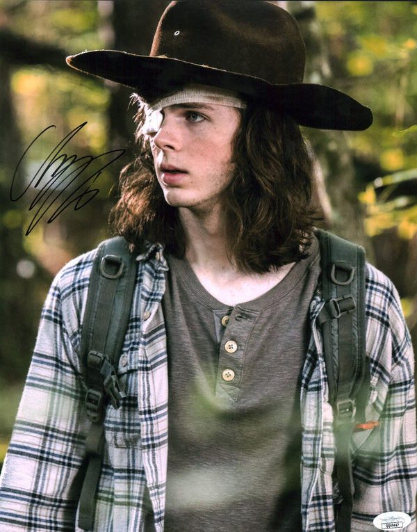 Chandler Riggs The Walking Dead 11x14 Mini Poster Signed JSA Certified Autograph