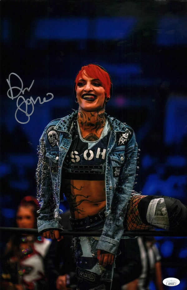 Ruby Soho Riott AEW Wrestling 11x17 Signed Mini Poster JSA Certified A