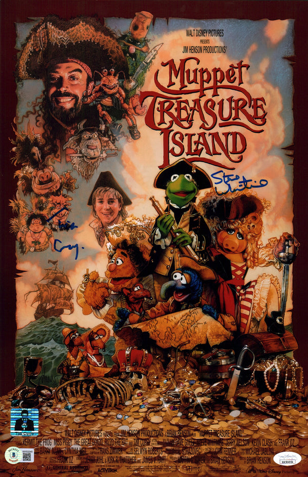 Muppet Treasure Island 11x17 Curry Whitmire Signed Photo Poster JSA Certified Autograph