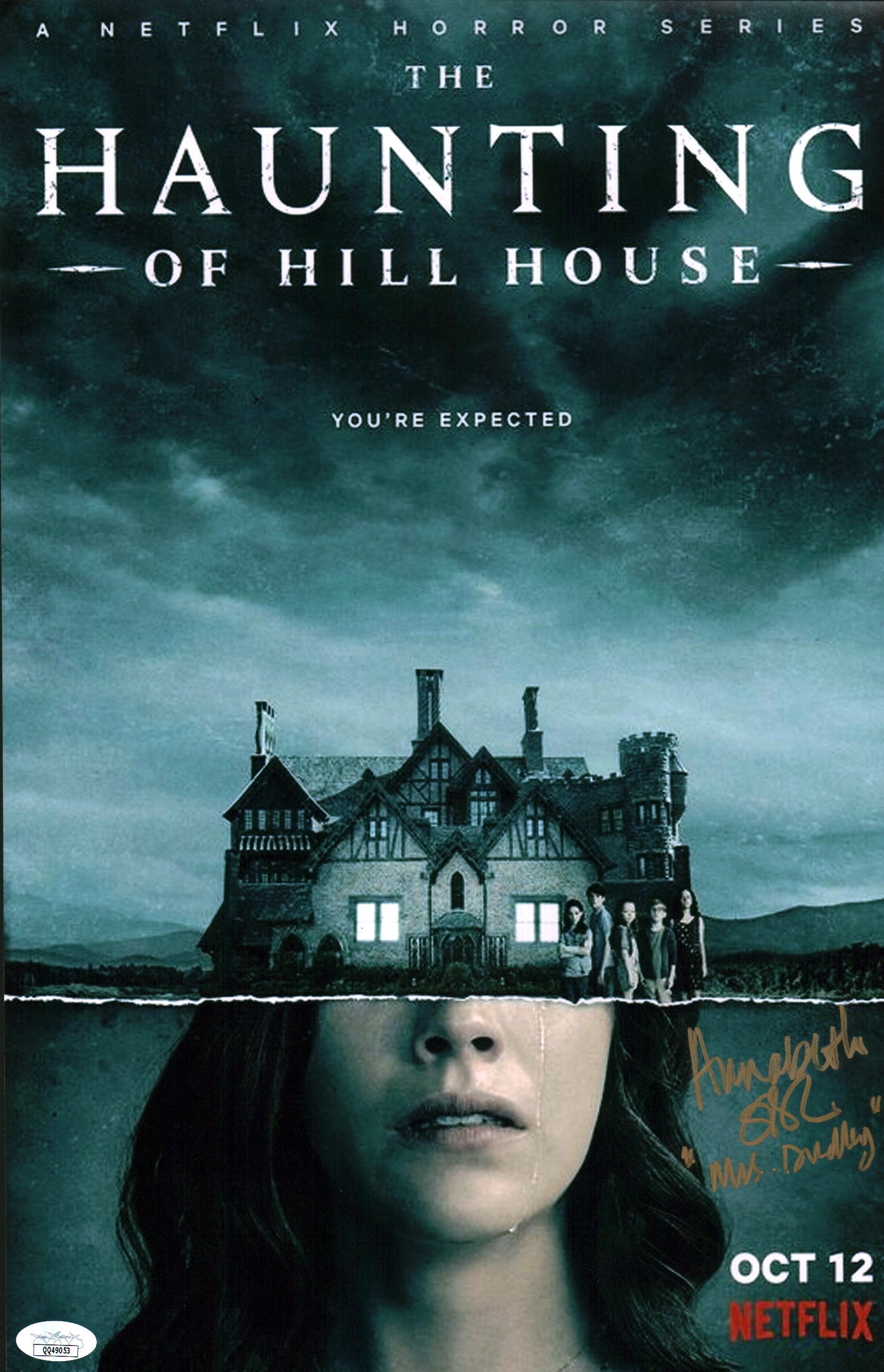 Annabeth Gish The Haunting of Hill House 11x17 Photo Poster Signed Autograph JSA Certified