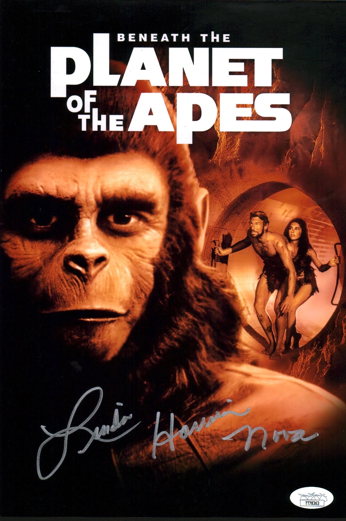Linda Harrison Beneath the Planet of the Apes 8x12 Photo Signed Autographed JSA Certified COA