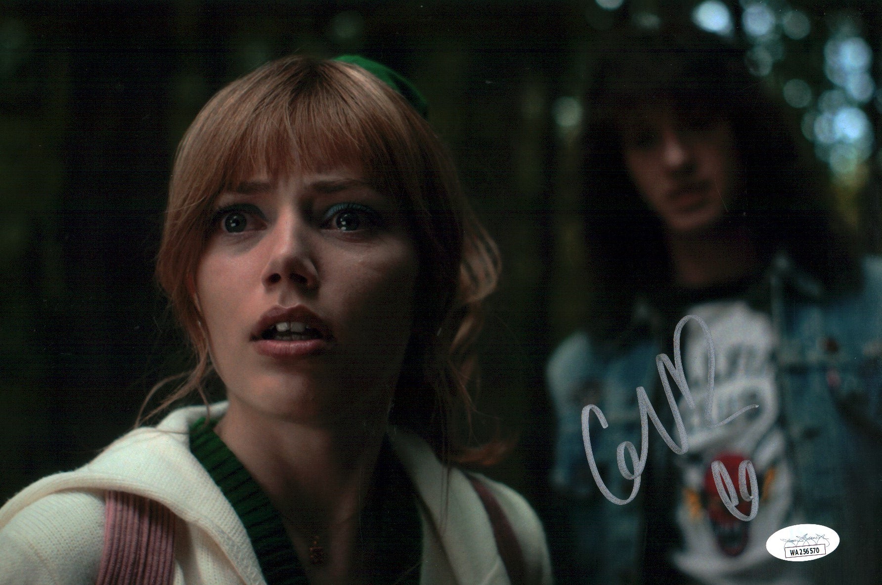 Grace Van Dien Stranger Things 8x12 Photo Signed Autographed JSA Certi