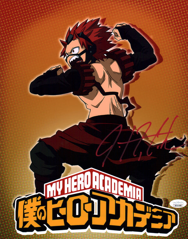 Justin Cook My Hero Academia 11x14 Photo Poster Signed Autographed JSA Certified COA
