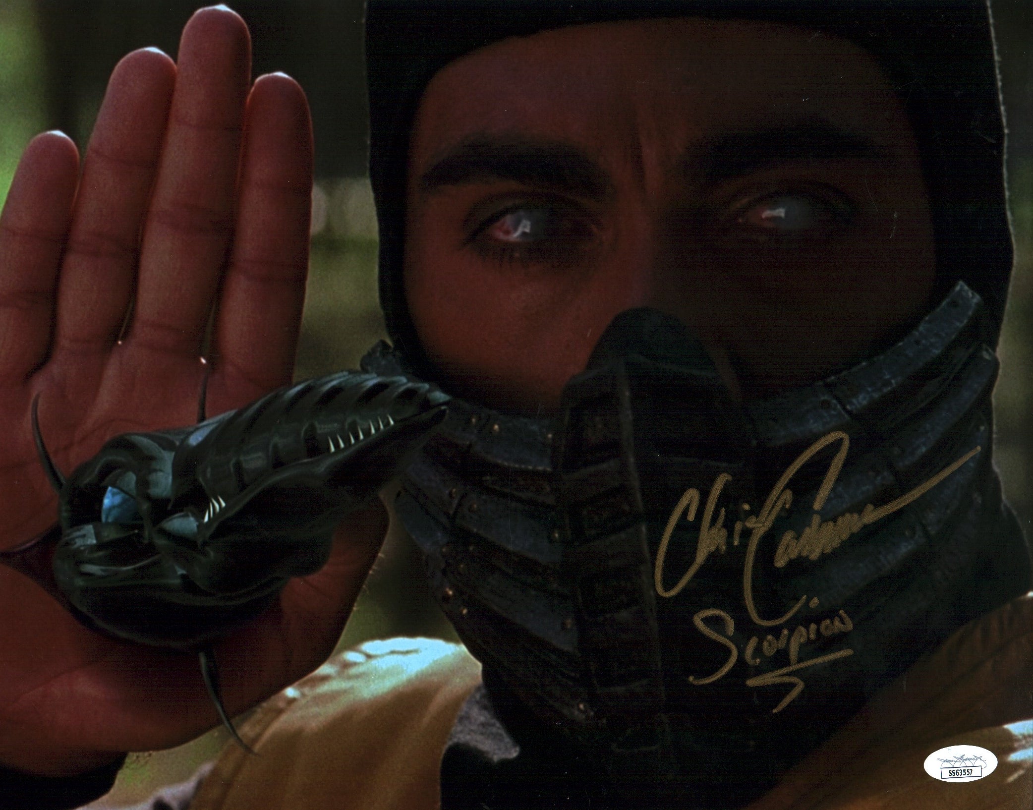 Chris Casamassa Mortal Kombat 11x14 Signed Photo Poster JSA COA Certified Autograph
