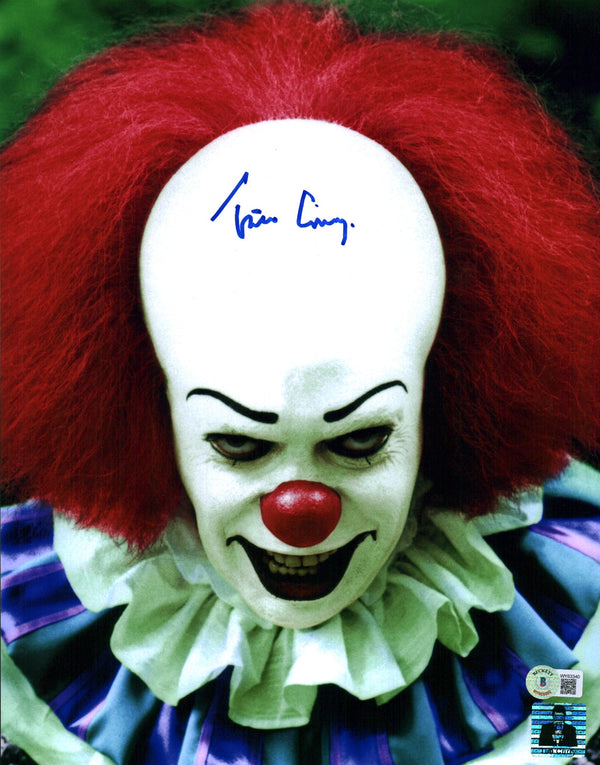 Tim Curry IT 11x14 Signed Photo Poster Beckett COA Certified Autograph