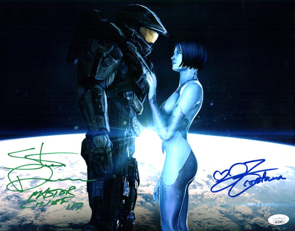 Halo 11x14 Signed Photo Poster Downes Taylor JSA COA Certified Autograph