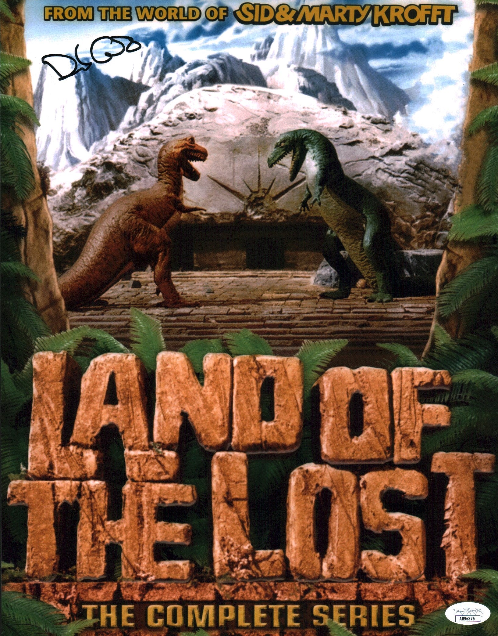 David Gerrold Land of the Lost 11x14 Photo Poster Signed Autograph JSA Certified Autograph