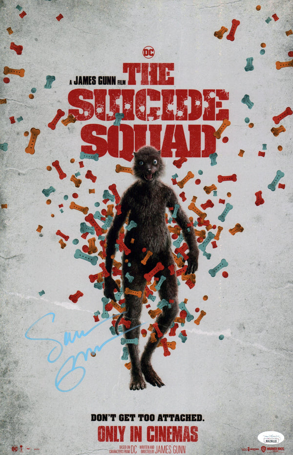 Sean Gunn Suicide Squad 11x17 Signed Photo Poster JSA COA Certified Autograph
