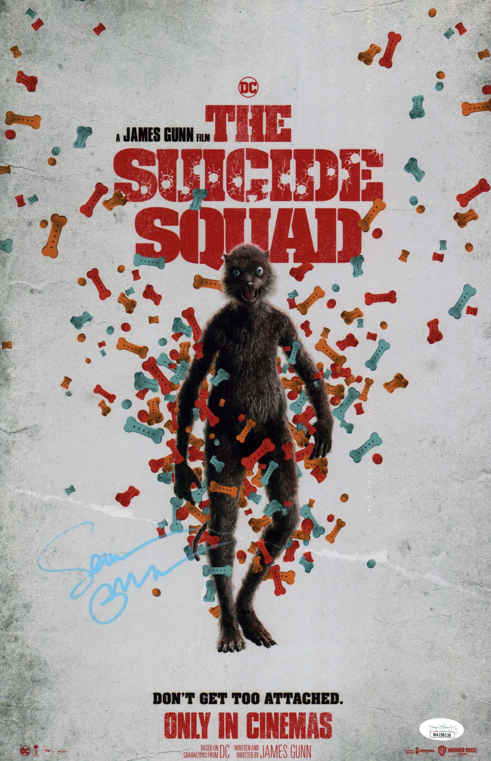 Sean Gunn The Suicide Squad 11x17 Signed Photo Poster JSA Certified Autograph