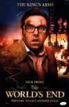 Nick Frost The Worlds End 11x17 Signed Photo Poster JSA COA Certified Autograph