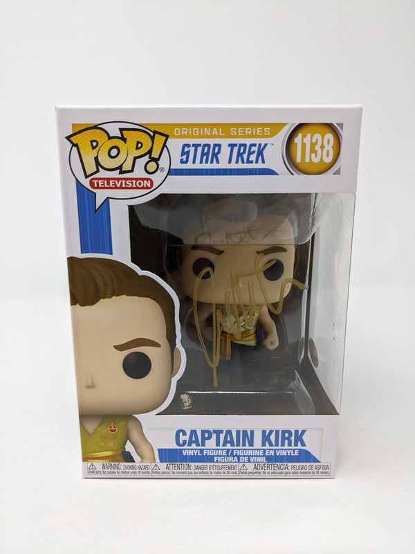 William Shatner Captain Kirk Star Trek #1138 Signed Funko Pop JSA Certified Autograph
