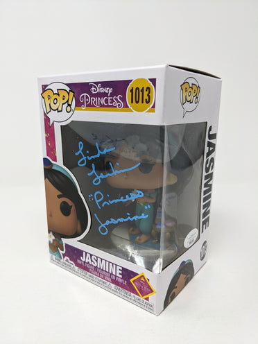 Linda Larkin Disney's Aladdin Jasmine #1013 Signed Funko Pop JSA Certified Autograph