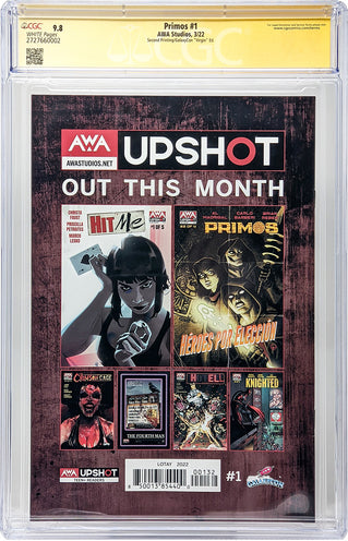 Primos #1 GalaxyCon Exclusive Virgin Variant CGC Signature Series 9.8 Signed & Sketch Tula Lotay