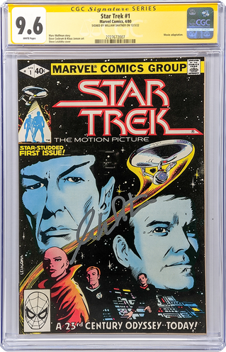 Star Trek #1 Marvel Comics CGC Signature Series 9.6 William Shatner