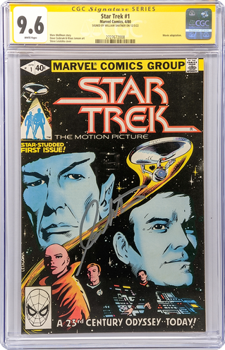 Star Trek #1 Marvel Comics CGC Signature Series 9.6 William Shatner