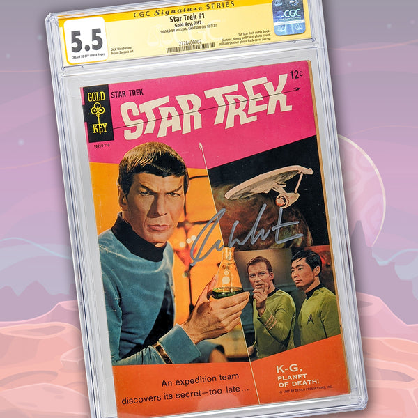 Star Trek #1 Gold Key CGC Signature Series 5.5 William Shatner