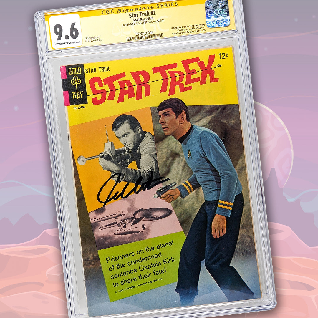 Star Trek #2 Gold Key CGC Signature Series 9.6 William Shatner