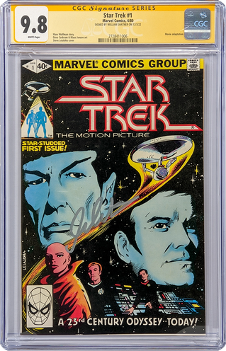 Star Trek #1 Marvel Comics CGC Signature Series 9.8 Signed William Shatner