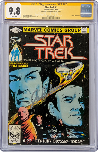 Star Trek #1 Marvel Comics CGC Signature Series 9.8 Signed William Shatner