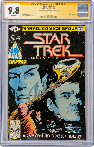 Star Trek #1 Marvel Comics CGC Signature Series 9.8 Signed William Shatner