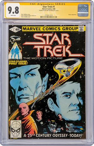 Star Trek #1 Marvel Comics CGC Signature Series 9.8 Signed William Shatner