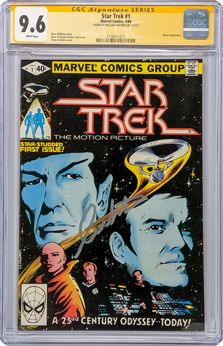 Star Trek #1 Marvel Comics CGC Signature Series 9.6 William Shatner