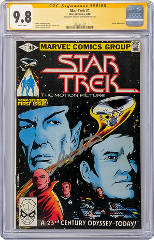 Star Trek #1 Marvel Comics CGC Signature Series 9.8 Signed William Shatner