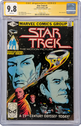 Star Trek #1 Marvel Comics CGC Signature Series 9.8 Signed William Shatner