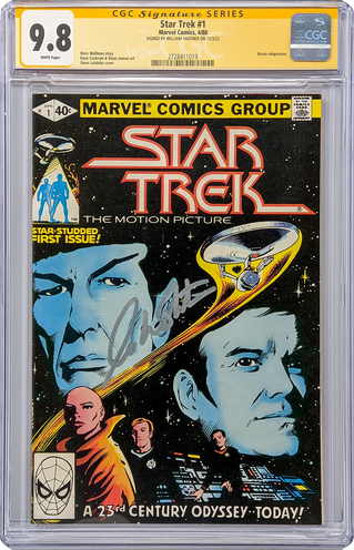 Star Trek #1 Marvel Comics CGC Signature Series 9.8 Signed William Shatner