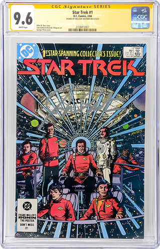 Star Trek #1 DC Comics CGC Signature Series 9.6 William Shatner