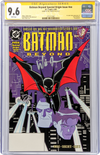 Batman Beyond Special Origin Issue  #nn CGC Signature Series 9.6 Signed Will Friedle