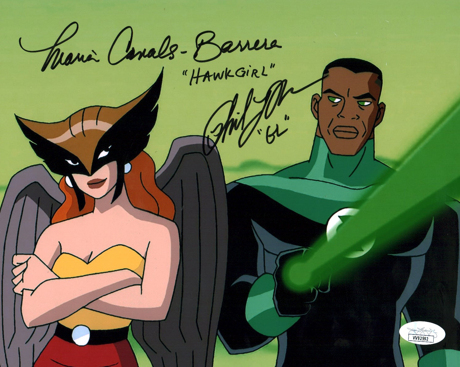 Justice League 8x10 Signed Photo Canals-Barrera LaMarr JSA COA Certified Autograph
