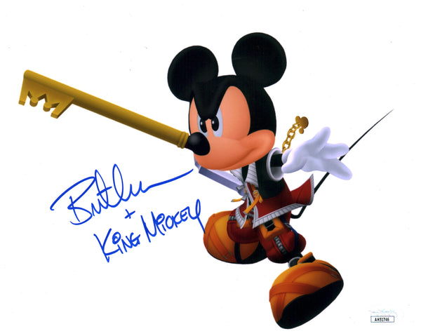 Bret Iwan Disney Kingdom Hearts 8x10 Signed Photo JSA COA Certified Autograph