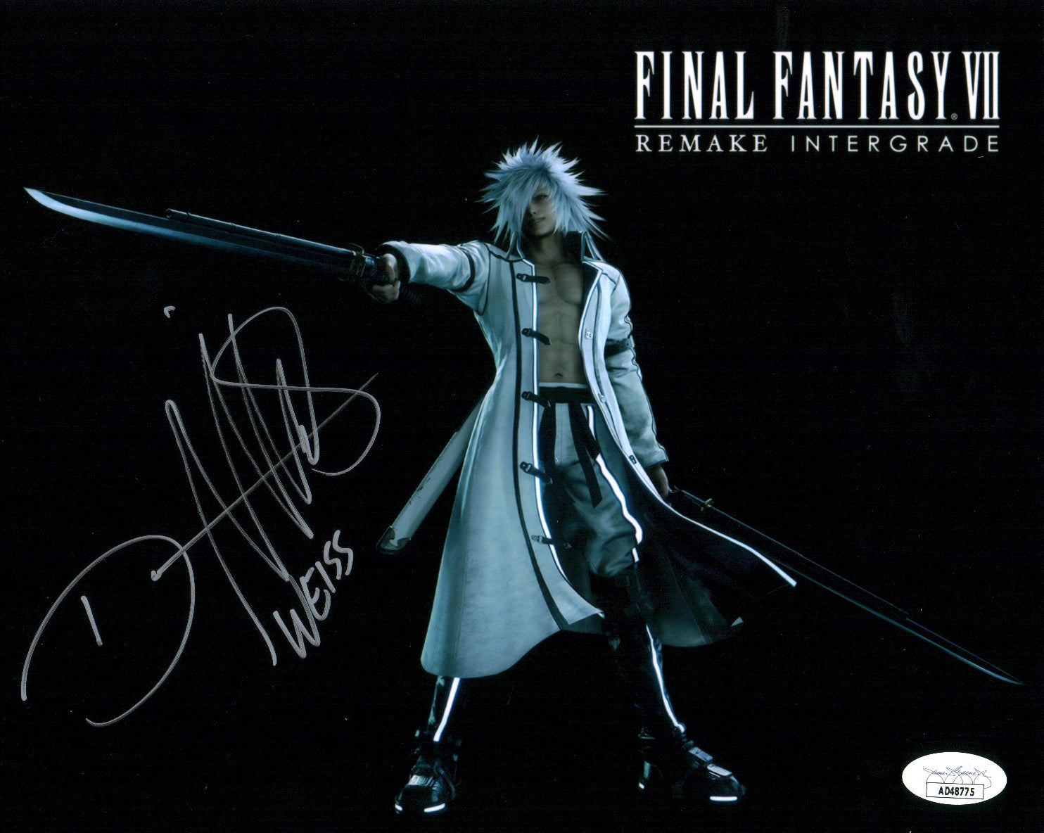 Daman Mills Final Fantasy VII 8x10 Signed Photo JSA Certified Autograph