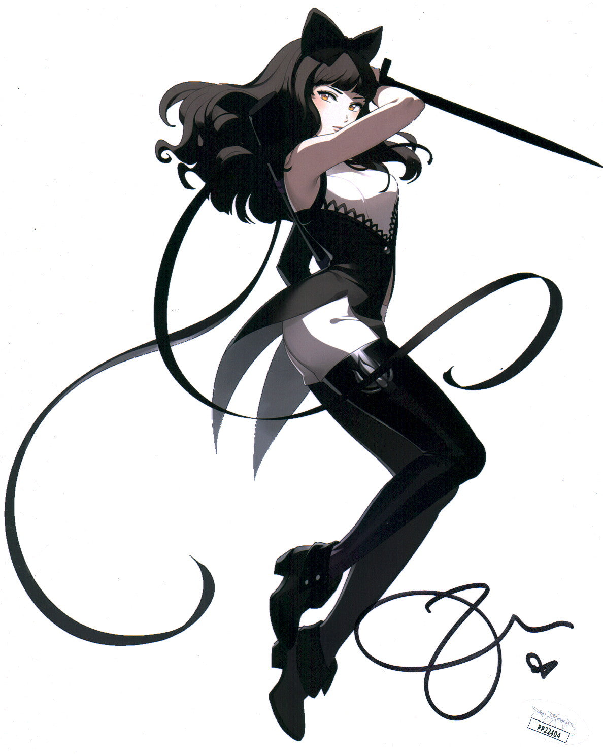 Arryn Zech RWBY 8x10 Signed Photo JSA Certified Autograph