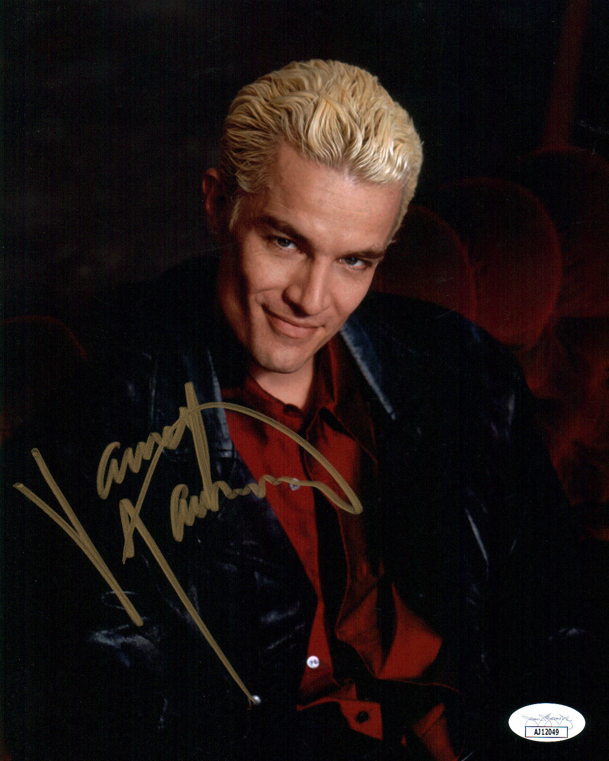 James Marsters Buffy the Vampire Slayer 8x10 Signed Photo JSA COA Certified Autograph