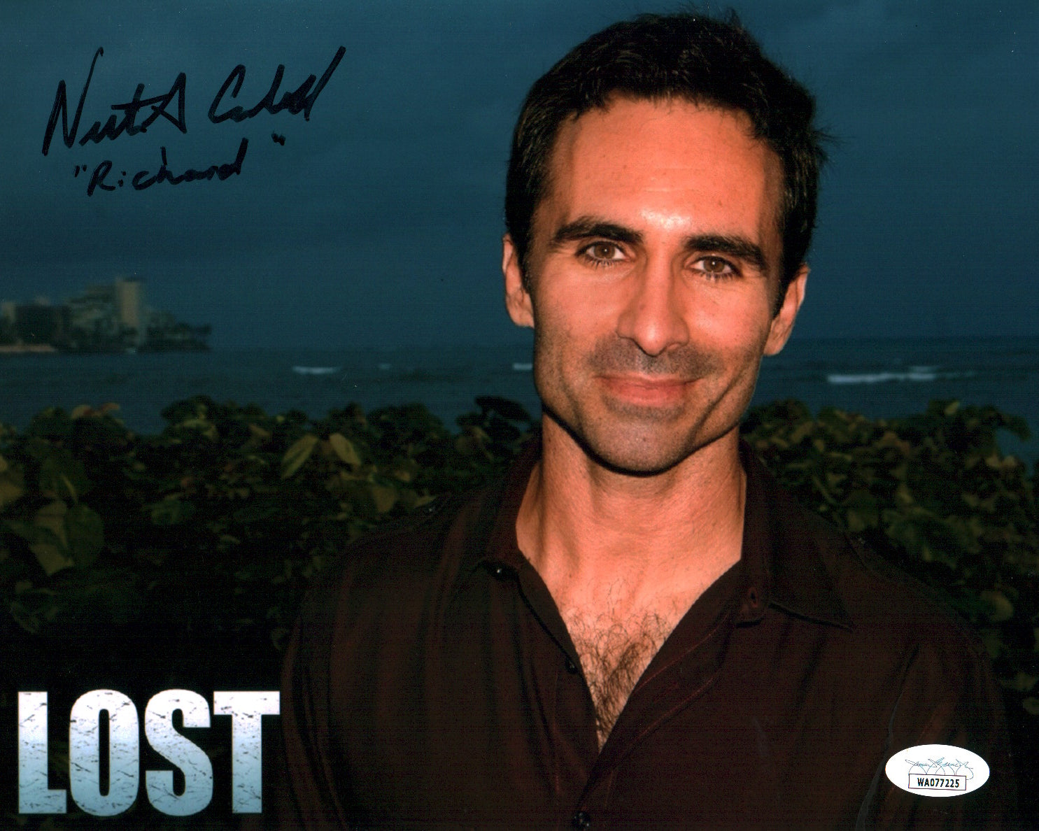 Nestor Carbonell Lost 8x10 Signed Photo Poster JSA COA Certified Autograph
