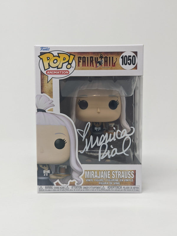 Monica Rial Fairy Tail Mirajane Strauss #1050 Signed Funko Pop JSA Certified Autograph