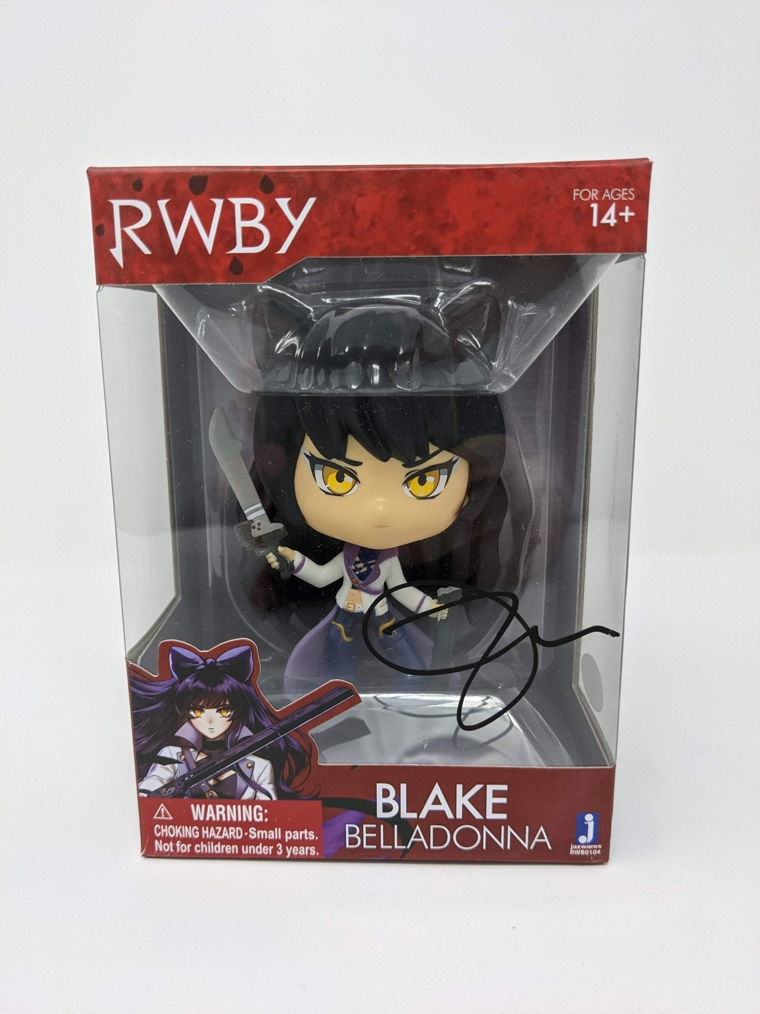 Arryn Zech RWBY Blake Belladonna Signed JSA Jazwares Vinyl Figure GalaxyCon