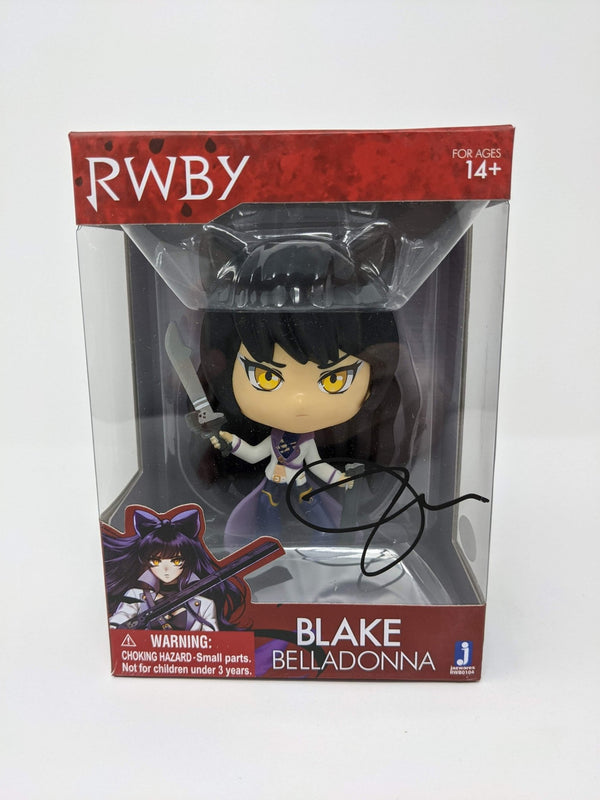 Arryn Zech RWBY Blake Belladonna Signed JSA Jazwares Vinyl Figure GalaxyCon