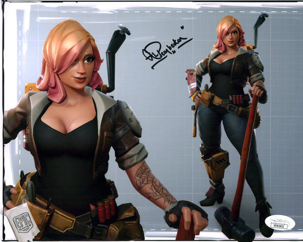 Amy Louise Pemberton Fortnite 8x10 Signed Photo JSA Certified Autograph