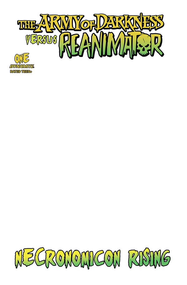 Army of Darkness VS. Reanimator: Necronomicon Rising #1 GalaxyCon  Exclusive Blank Sketch Cover Comic Book