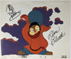 An American Tail 10.5x12.5  Animation Production Cel Cast x2 Signed Bluth, Glasser JSA LOA Certified Autograph